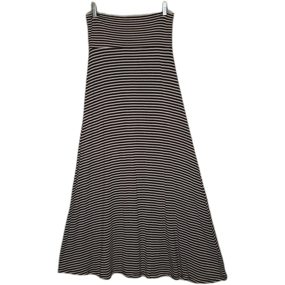 Collegiate Outfitters TAMU Maxi Skirt Women's XL Maroon Striped Stretch Aggies